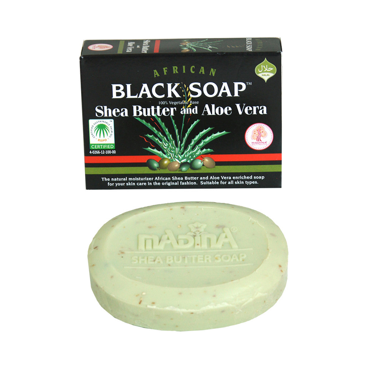 MADINA: SHEA BUTTER & ALOE VERA SOAP