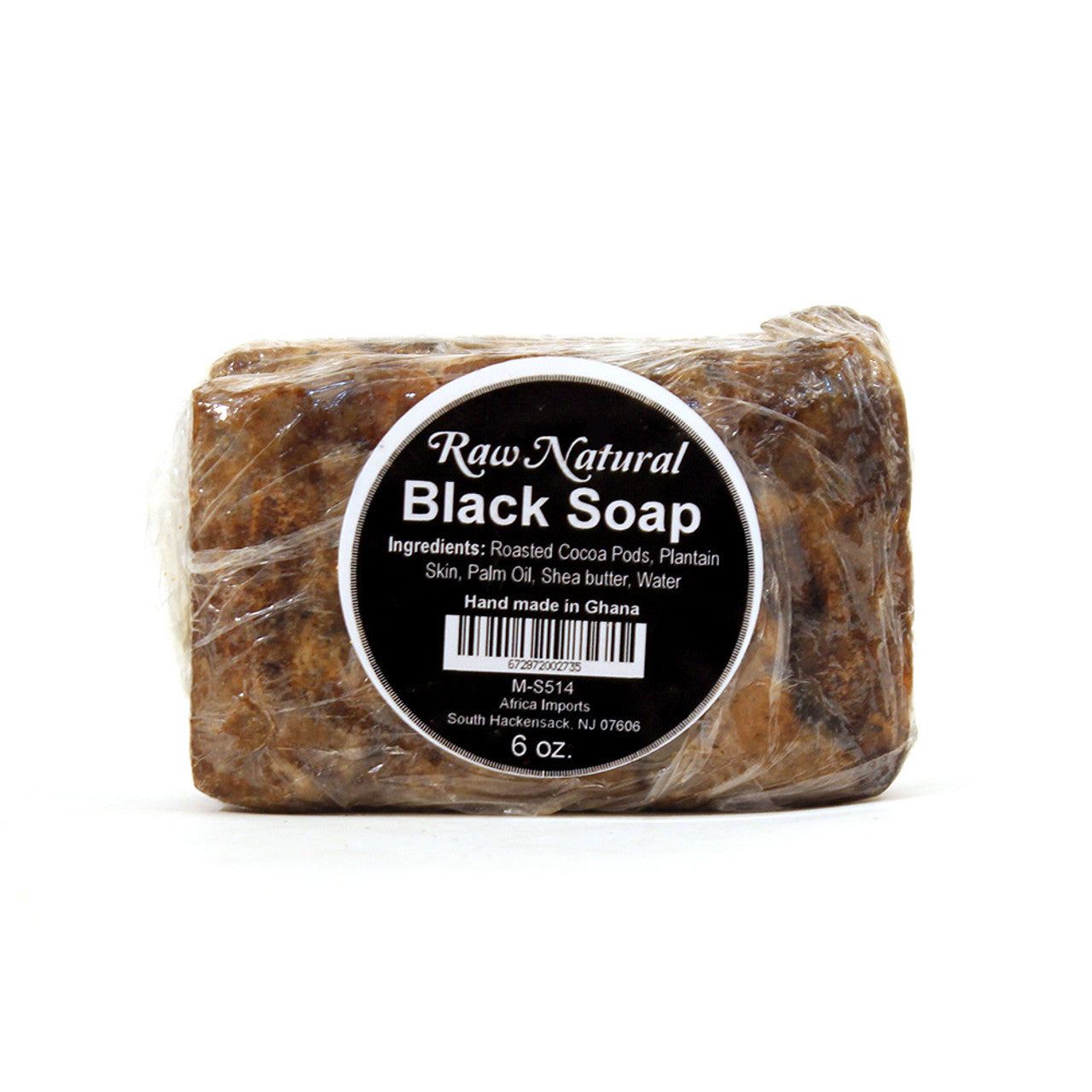 RAW NATURAL BLACK SOAP BAR