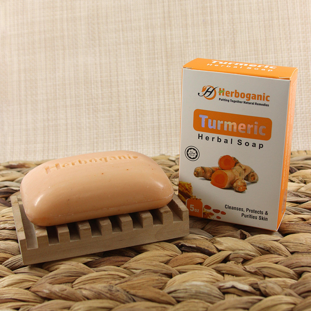 HERBOGANIC: TUMERIC HERBAL SOAP