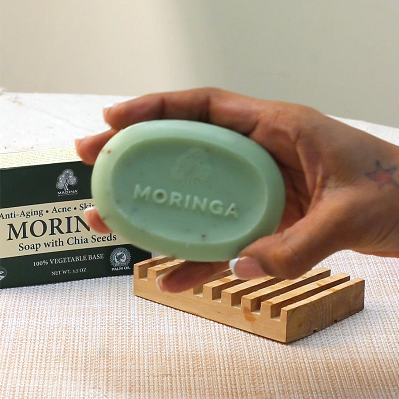 MADINA: MORINGA SOAP